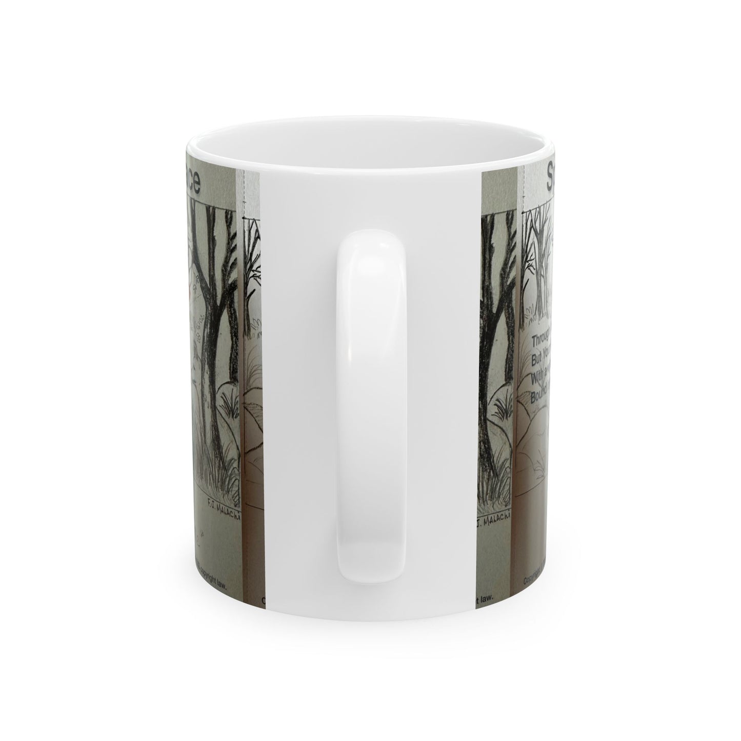 Inspirational Ceramic Mug, Motivational Coffee Cup for Faith, Gift for Friends & Family, Office Decor, Daily Reminder