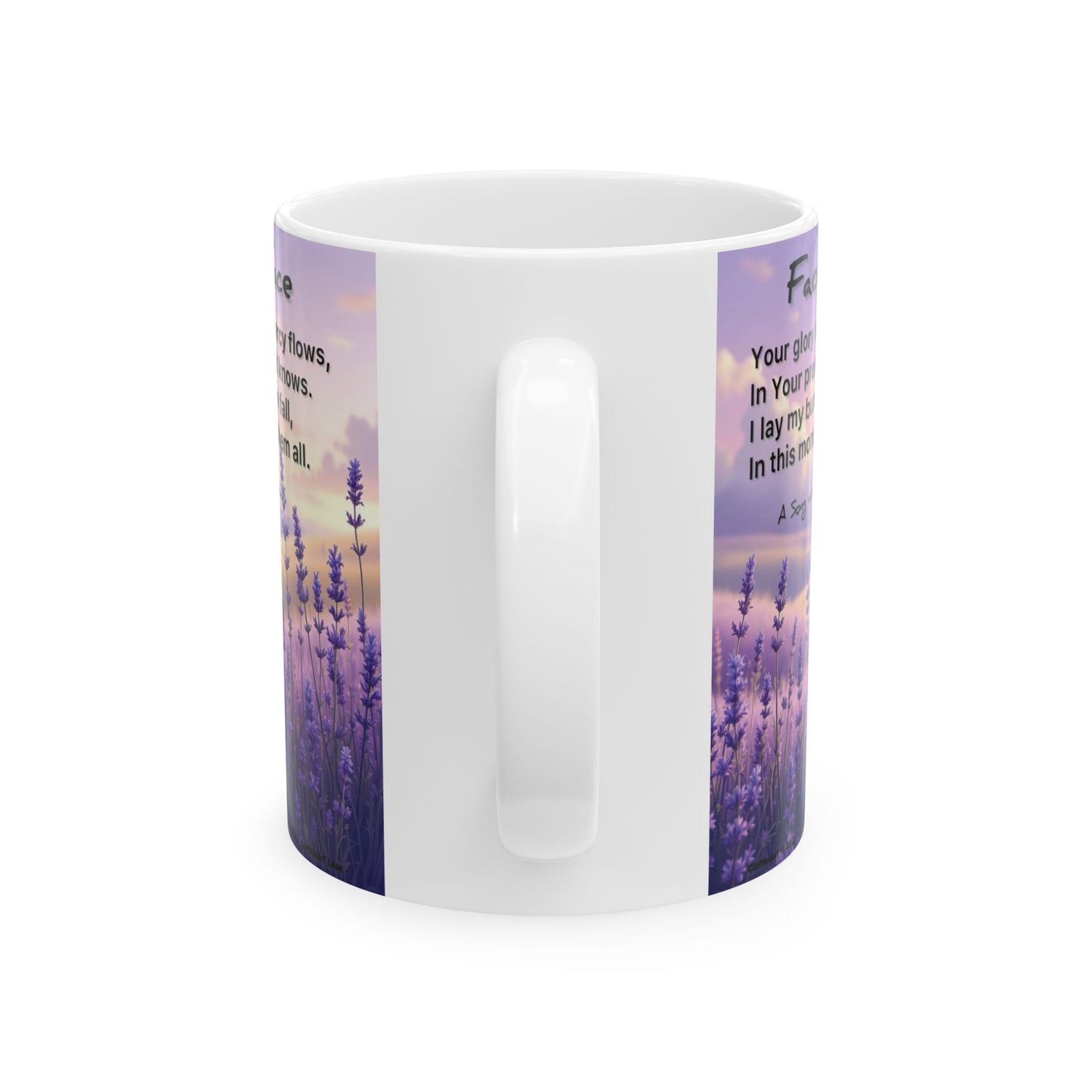 Face to Face (#1) Ceramic Coffee Mug by Artist F.J. Malachi