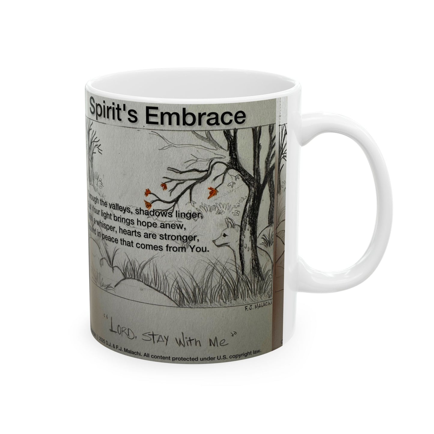 Inspirational Ceramic Mug, Motivational Coffee Cup for Faith, Gift for Friends & Family, Office Decor, Daily Reminder