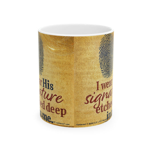 God’s Signature Ceramic Coffee Mug
