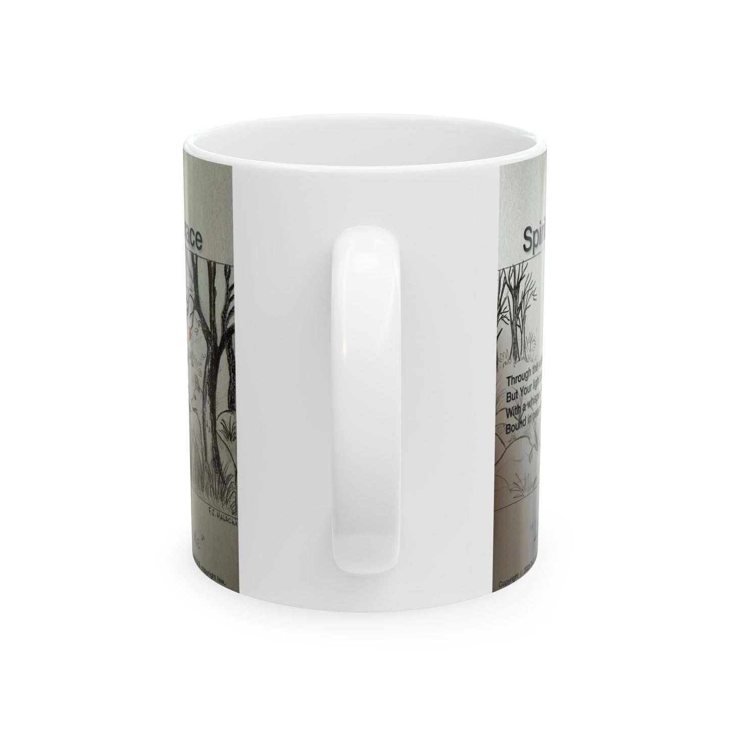 Sprit’s Embrace Ceramic Coffee Mug by Artist F.J. Malachi