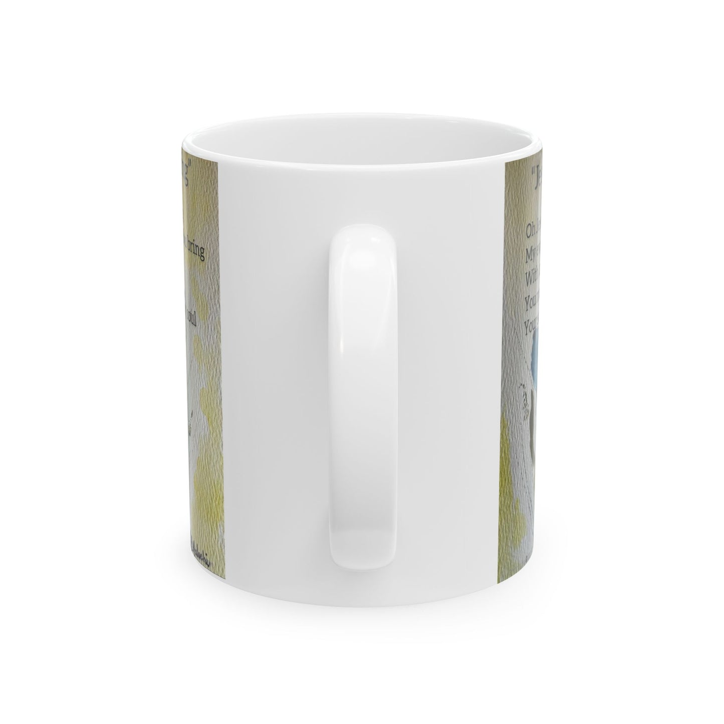Jesus is My King Ceramic Coffee Mug by Artist F.J. Malachi