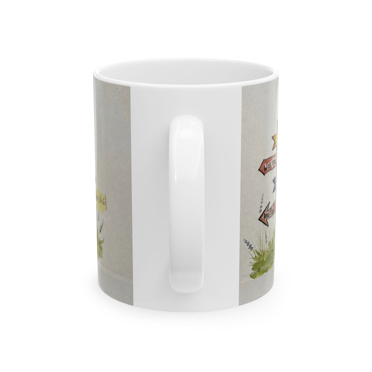Whimsical Directional Ceramic Mug, Perfect for Coffee Lovers, Gift for Nature Enthusiasts, Inspirational Home Decor, Unique Travel [...]
