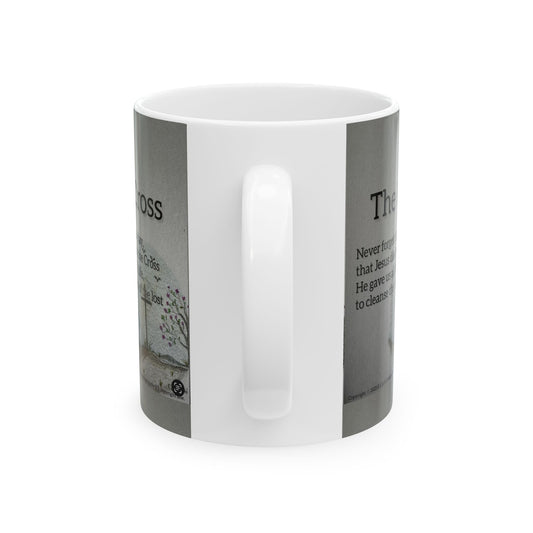Inspirational Ceramic Mug – The Cross | Christian Gifts, Faithful Coffee Cup, Religious Decor, Encouragement