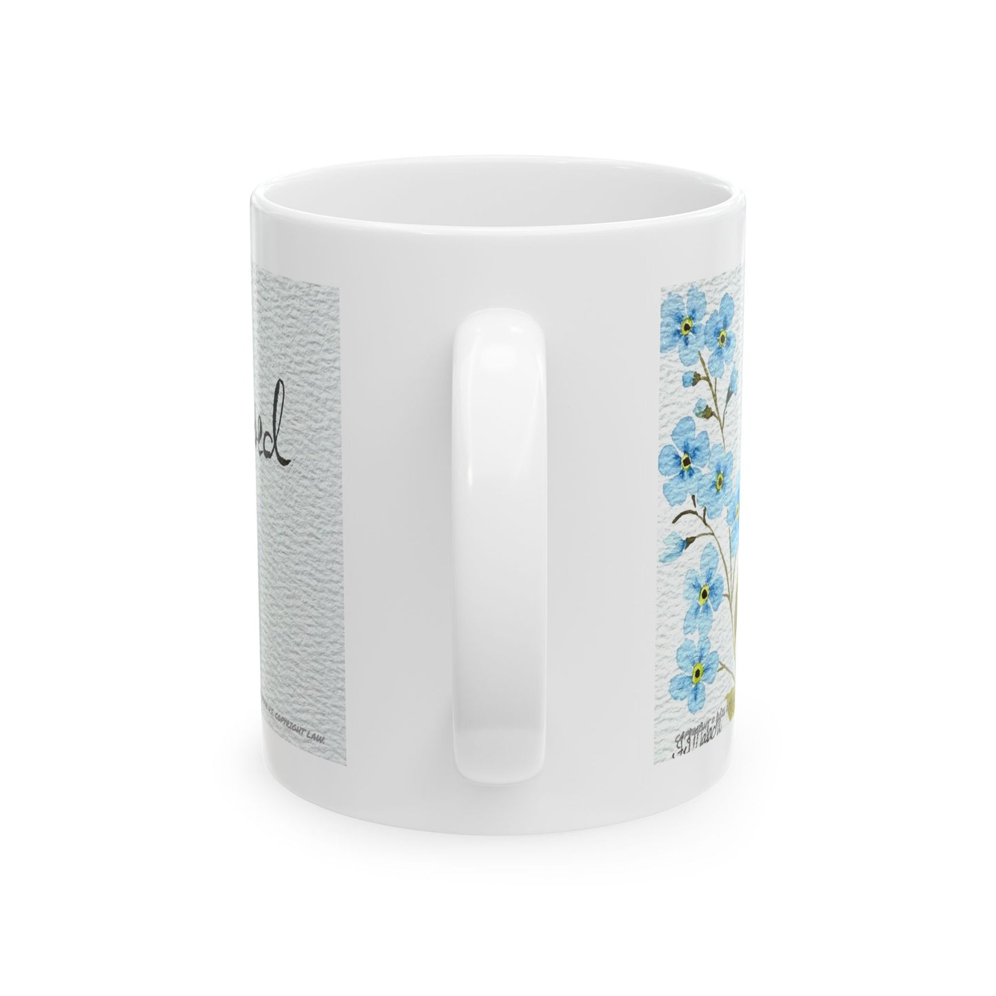 Blessed Ceramic Coffee Mug by Artist F.J. Malachi