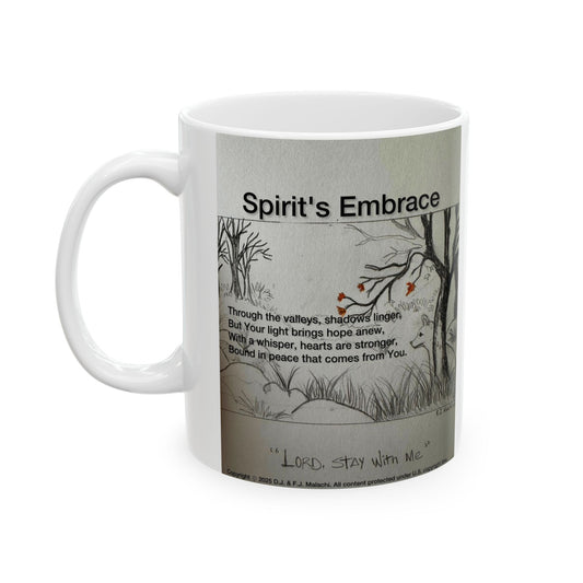 Sprit’s Embrace Ceramic Coffee Mug by Artist F.J. Malachi