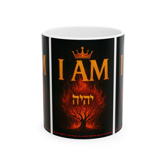 I AM Ceramic Mug - Motivational Coffee Cup, Unique Gift for Spiritual Reflection, Inspirational Beverage Holder, Perfect for Home or [...]