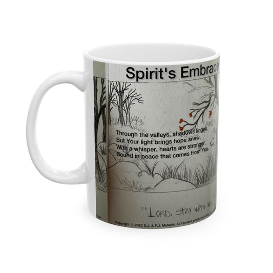 Inspirational Ceramic Mug, Motivational Coffee Cup for Faith, Gift for Friends & Family, Office Decor, Daily Reminder