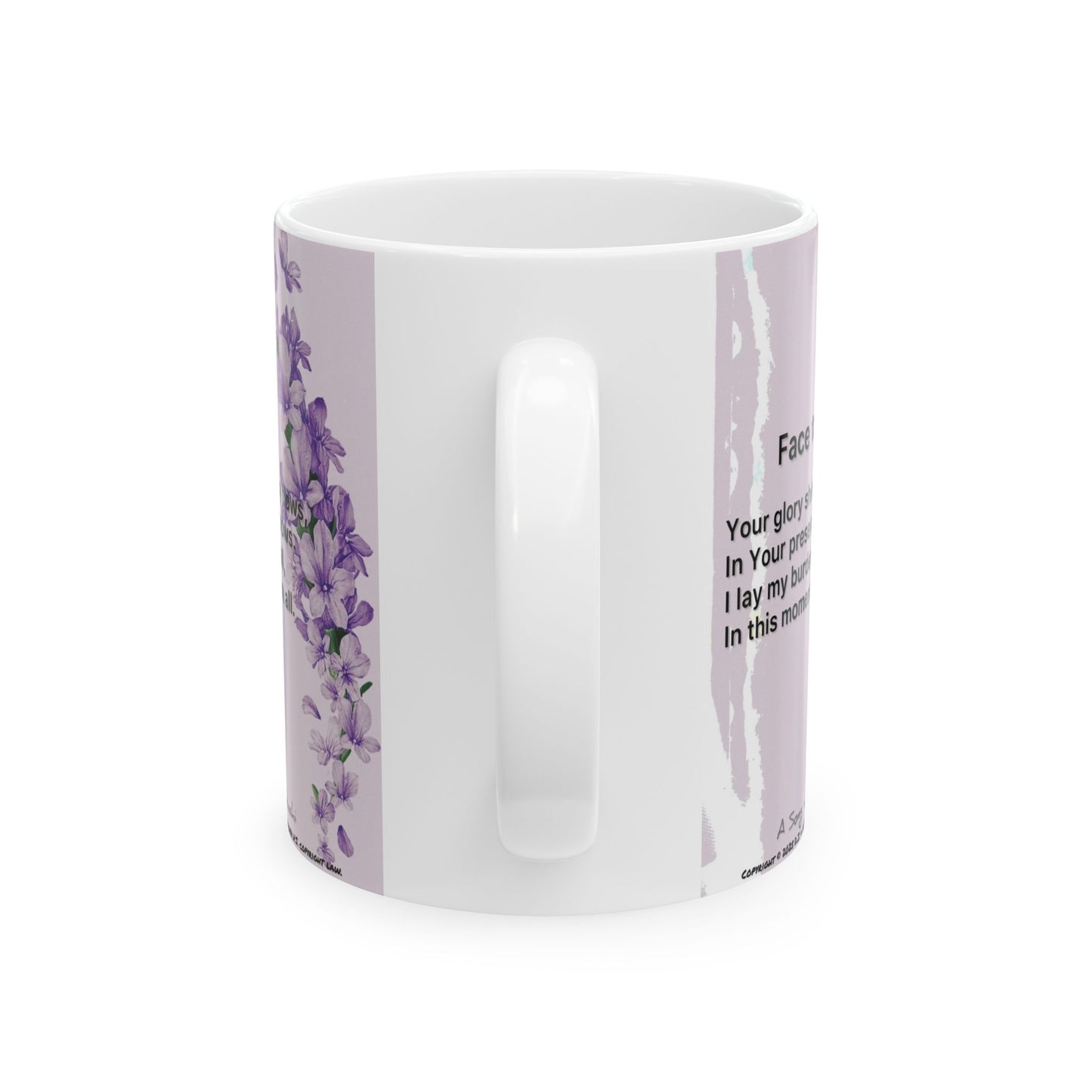 Face to Face (#2) Ceramic Coffee Mug by Artist F.J. Malachi