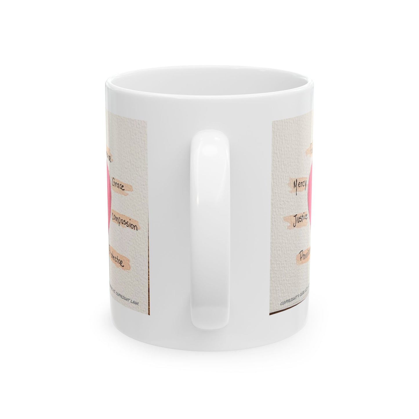 God Is Love Ceramic Coffee Mug by Artist F.J. Malachi